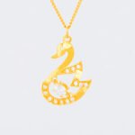 Teen Girl's Swan Pendant