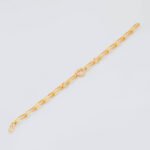 Gold Heart & Link Bracelet