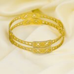 Golden Lattice Bangles
