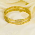 Floral Charm Cut Bangles