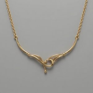 Golden Petal Necklace