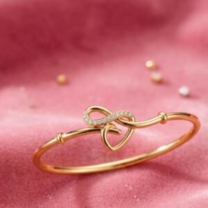 The Amara Infinite Heart Bangle